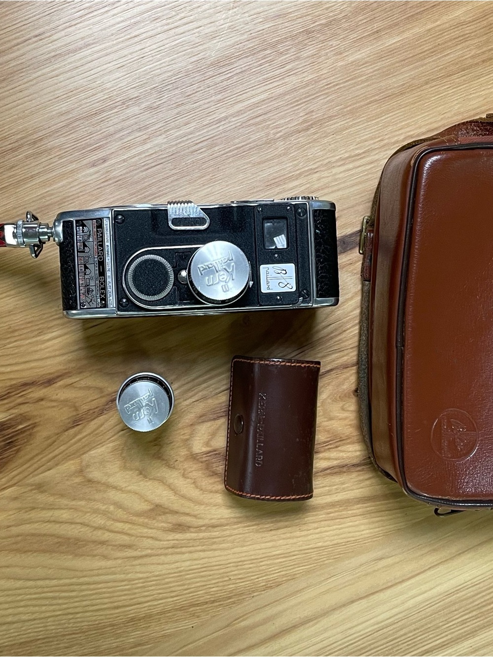vintage Paillard-Boiled B8 8mm movie camera kit